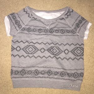 Short sleeve sweater