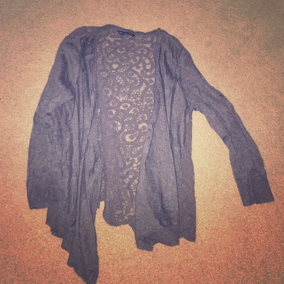 Lace Grey Sweater
