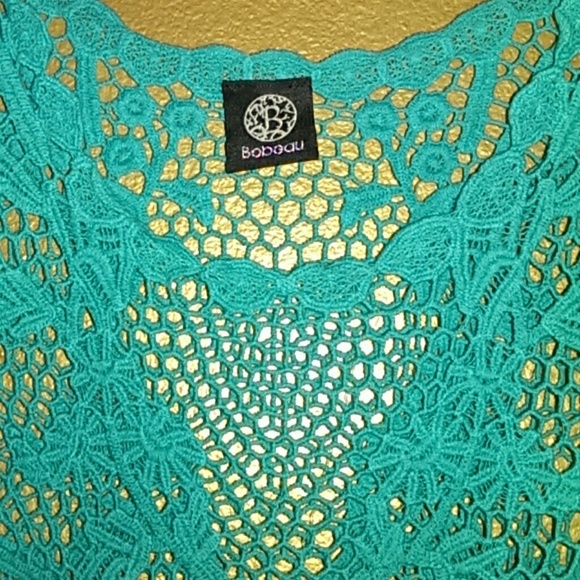Elegant teal top - Picture 2 of 2