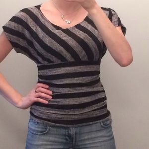 Shirt with stripes