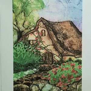 8 by 10 Print Fairytale Cottage