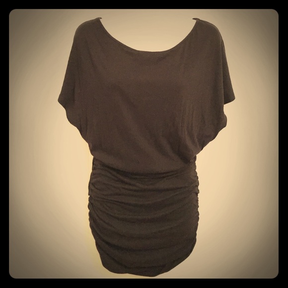 Victoria's Secret Dresses & Skirts - Victoria Secret Sz M Black Ruched Dress Flattering