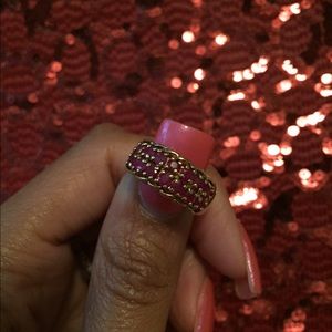 10kt solid gold ruby ring