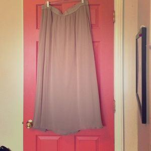 Beige maxi skirt NWOT