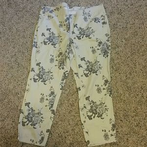 Inc floral jeans