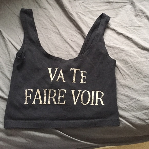 Black Crop Top