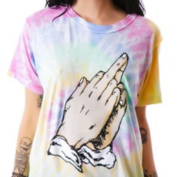 🌹SOLD🌹UNIF praying hands tee