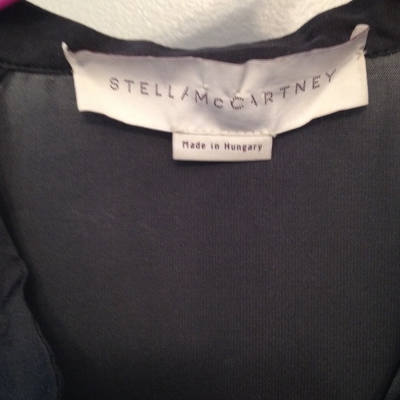 Stella McCartney longsleeve silk top hunter green - Picture 2 of 2