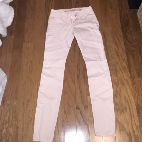 Pale Pink Express Jeans