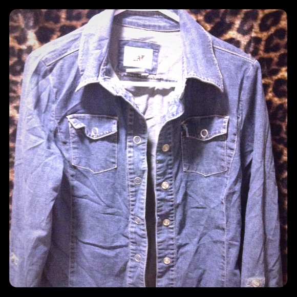 Not a jean jacket but a jean shirt