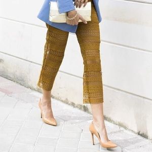 Zara Cropped Cutout Pant