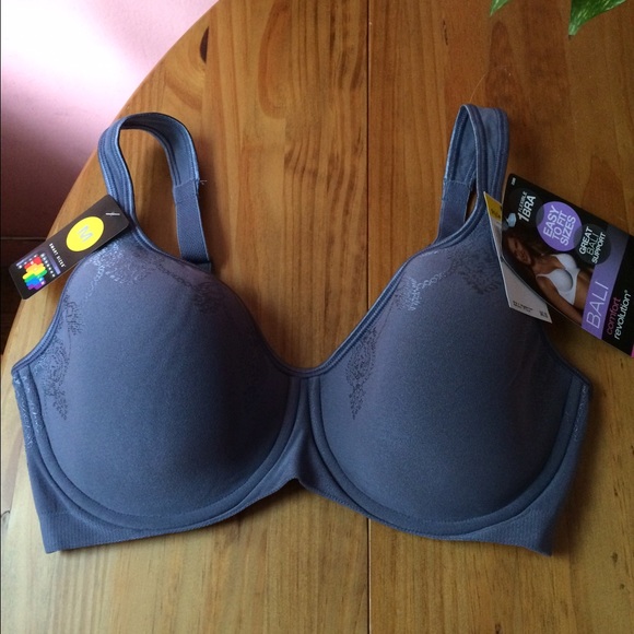 Bali Other - ❗️Price Drop❗️ Bali Gray Bra w/ beautiful detail