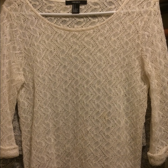 woven sweater top