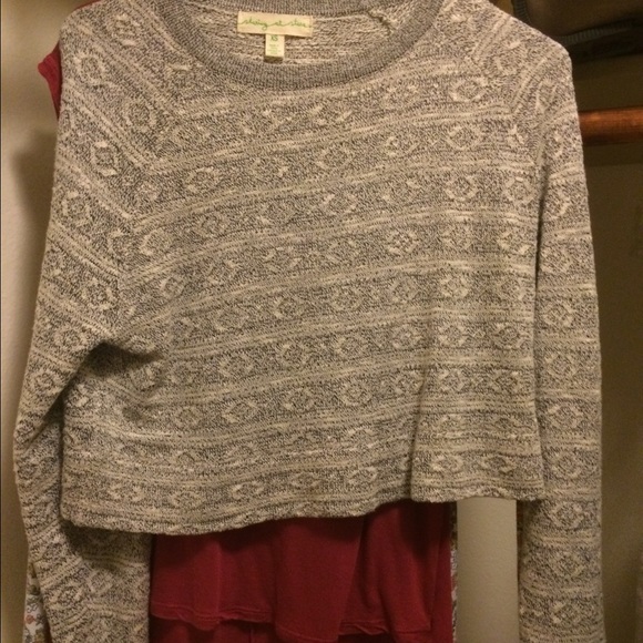 sweater crop top