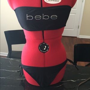Bebe rhinestone bikini
