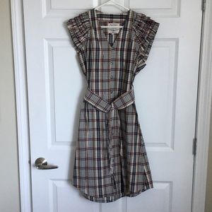 Bell by Alicia Bell Plaid Shirt Dress Size 4