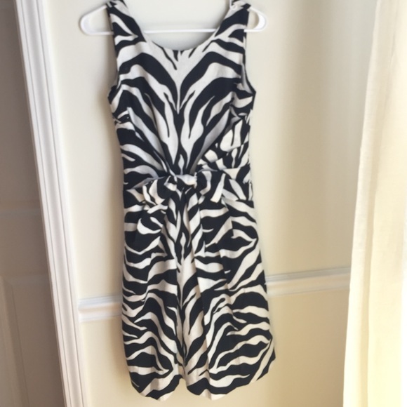 Kate spade Jillian dress zebra print size 2
