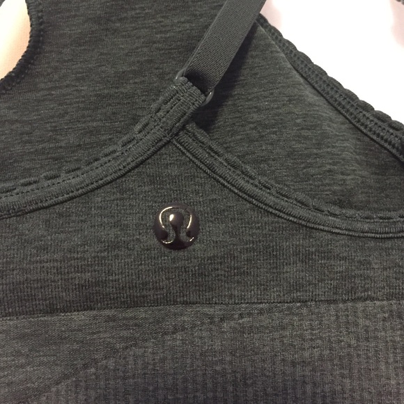 Lululemon Ebb to Street Dark Green Sport Bra - Picture 4 of 4