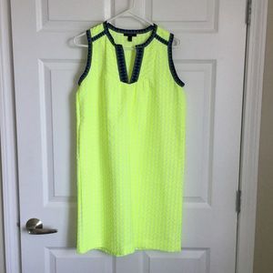 J Crew Sleeveless Neon Dress Size 2