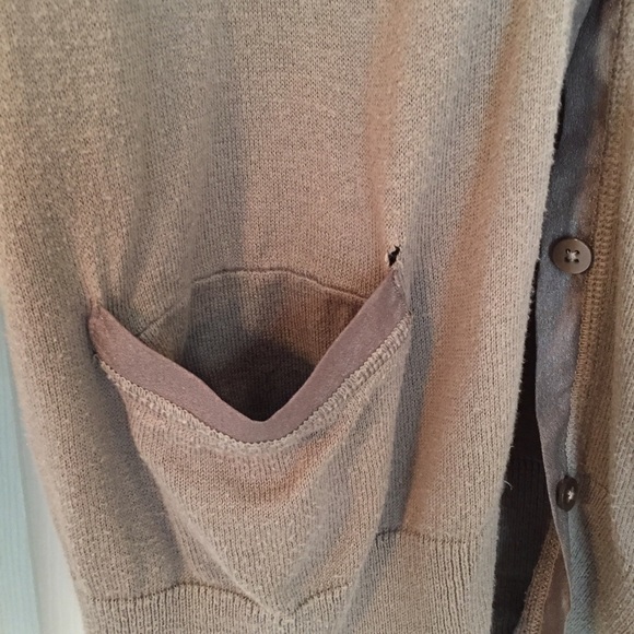 Light Brown Cardigan/Sweater - Picture 4 of 4
