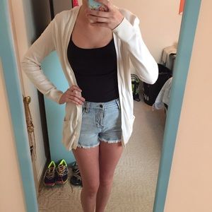 Slightly Off White Loose Sweater/Cardigan