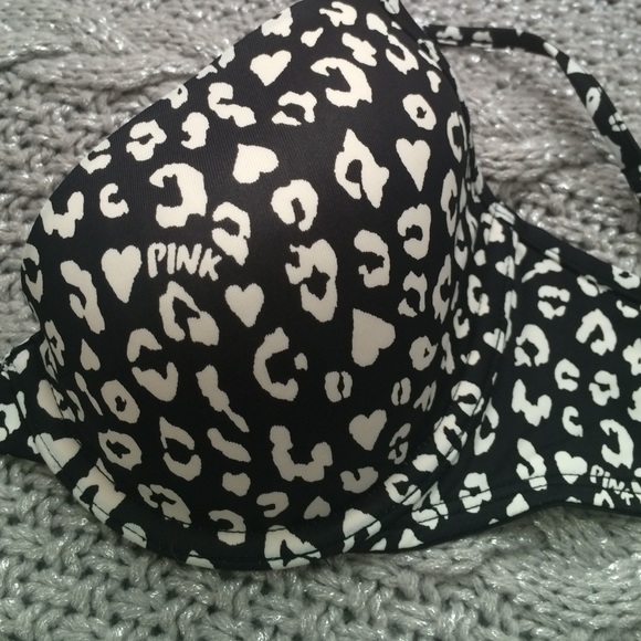 VS PINK T-SHIRT DEMI Bra 34C like new - Picture 4 of 4