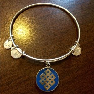 Authentic ALEX AND ANI Endless Knot Bangle