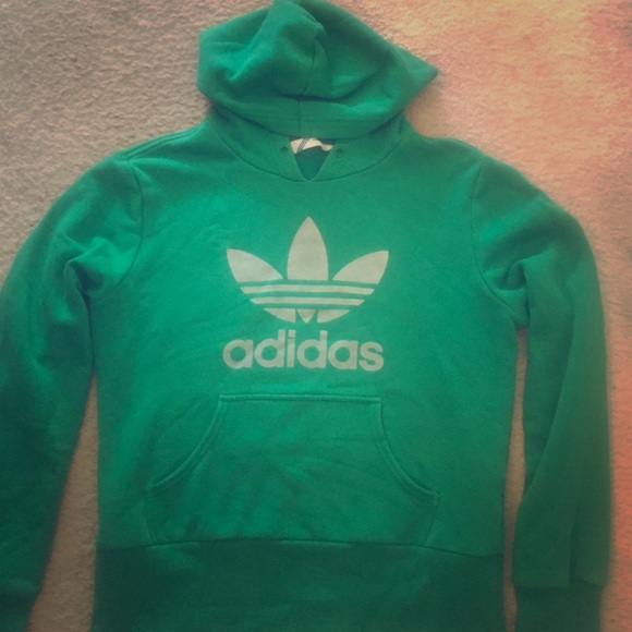 Adidas green sweatshirt