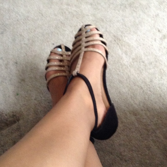 Caged sandals