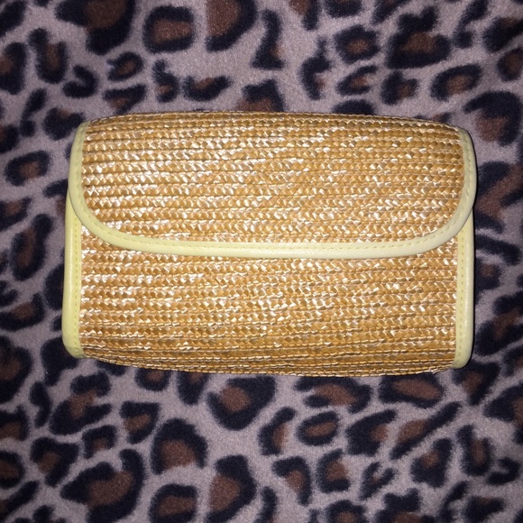Old Navy Straw Clutch Purse