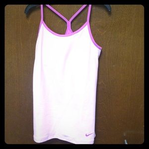 Nike Dri-Fit work out top with built in bra