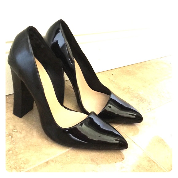 Shiny Black business shoes