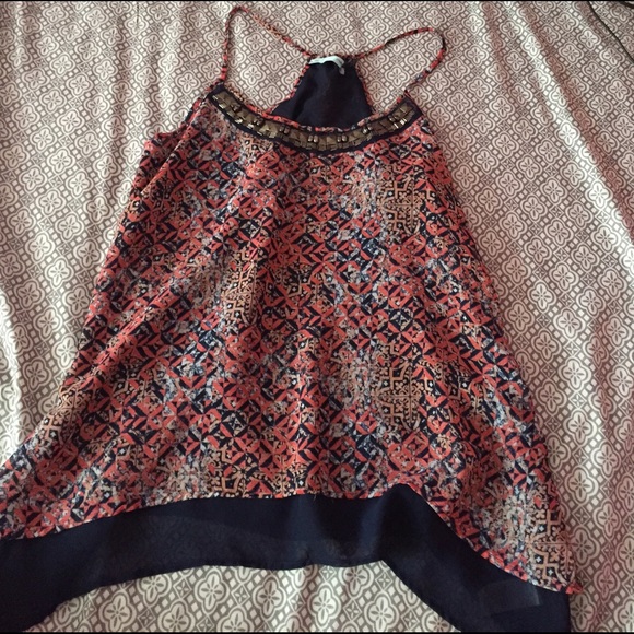 Fashion beaded tank top