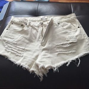 High rise shorts