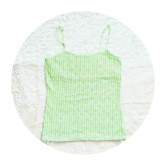 💛Spring Green Print Tank
