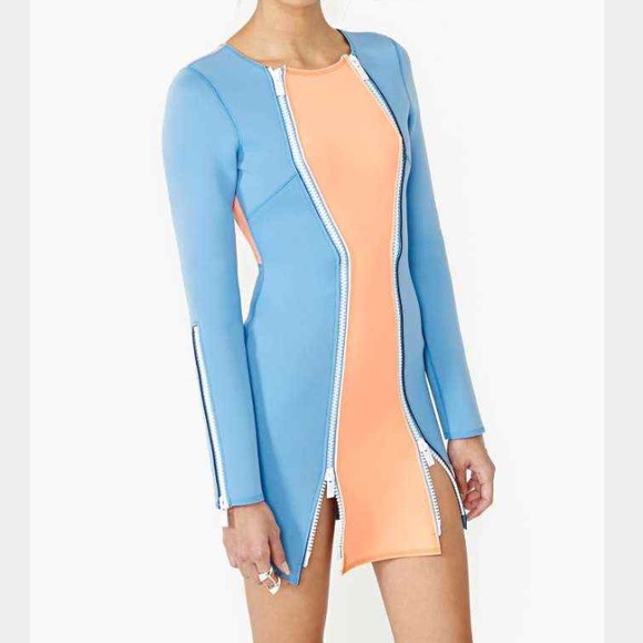 ❌SOLD‼️ Nasty Gal Scuba Dress. Brand New w/ tags!