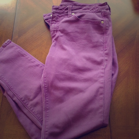 🚨flash sale🚨 purple denim pants💞