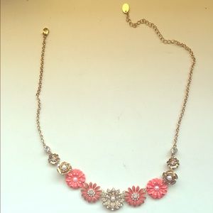 metal flower necklace