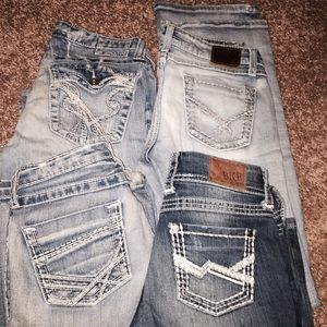 Buckle jeans