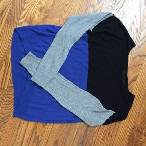 RDI color block sweater
