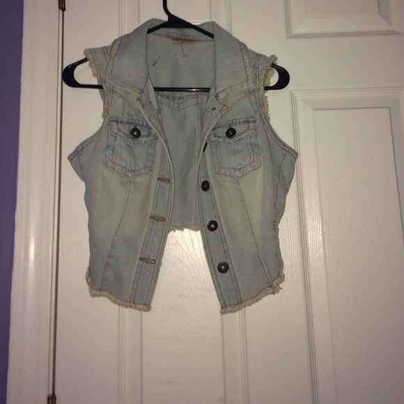 WetSeal Denim Vest