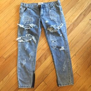 One Teaspoon Trashed Free Birds