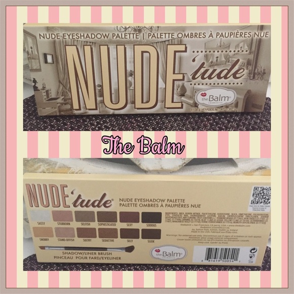 Accessories - ❌HOLD❌"The Balm" Nude'Tude Eyeshadow Palette