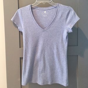 Banana republic powder blue v neck