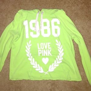 Lime green hoodie