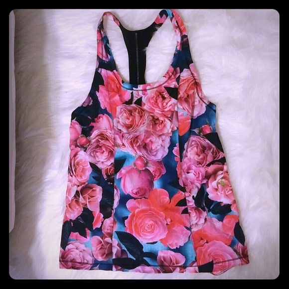 Lululemon tank top floral