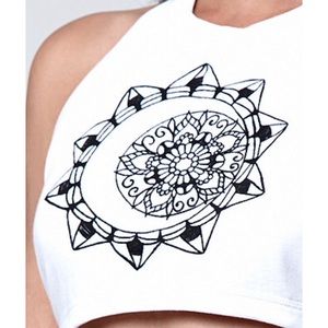 ❌sold❌LA Hearts halter top