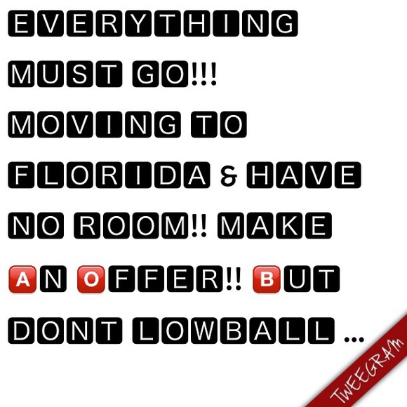 Everything in my closet!