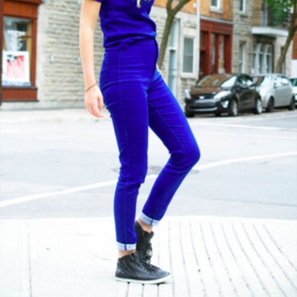 XS electric blue AA easy jeans