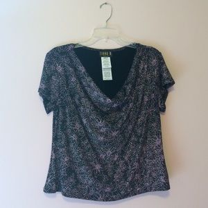 Glitter pattern top.